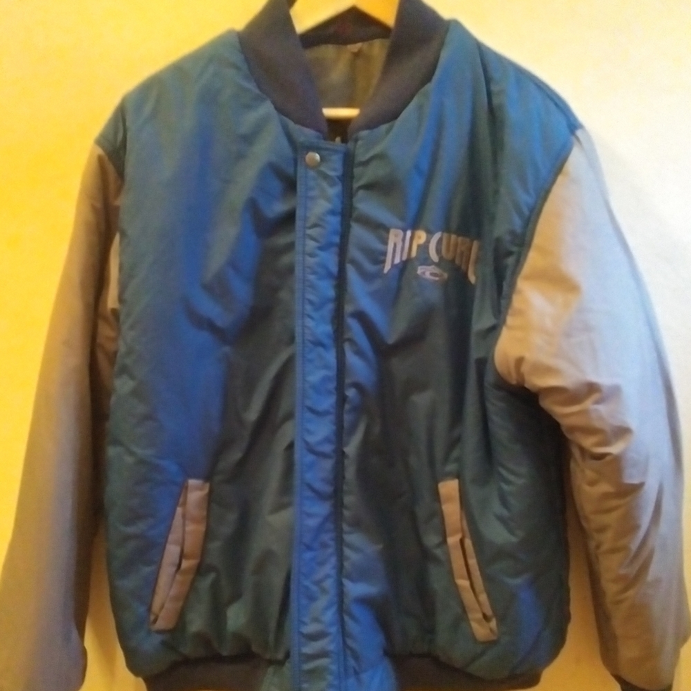 Vintage 1980's Rip Curl reversible jacket w/ hood